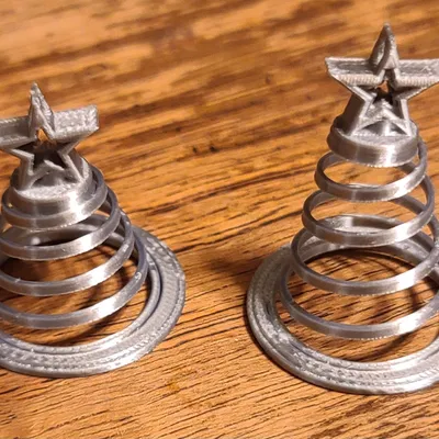 Bông Tai/Phụ Kiện Cây Thông Noel Xoắn Ốc