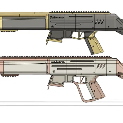Sakura Short Dart Blaster