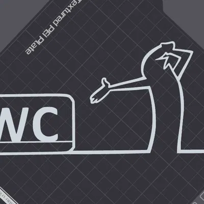 Móc treo cửa WC hình nhân vật 'La Linea' (Balum Balum) kinh điển