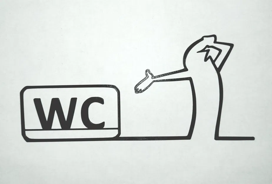 Móc treo cửa WC hình nhân vật 'La Linea' (Balum Balum) kinh điển - Image 4