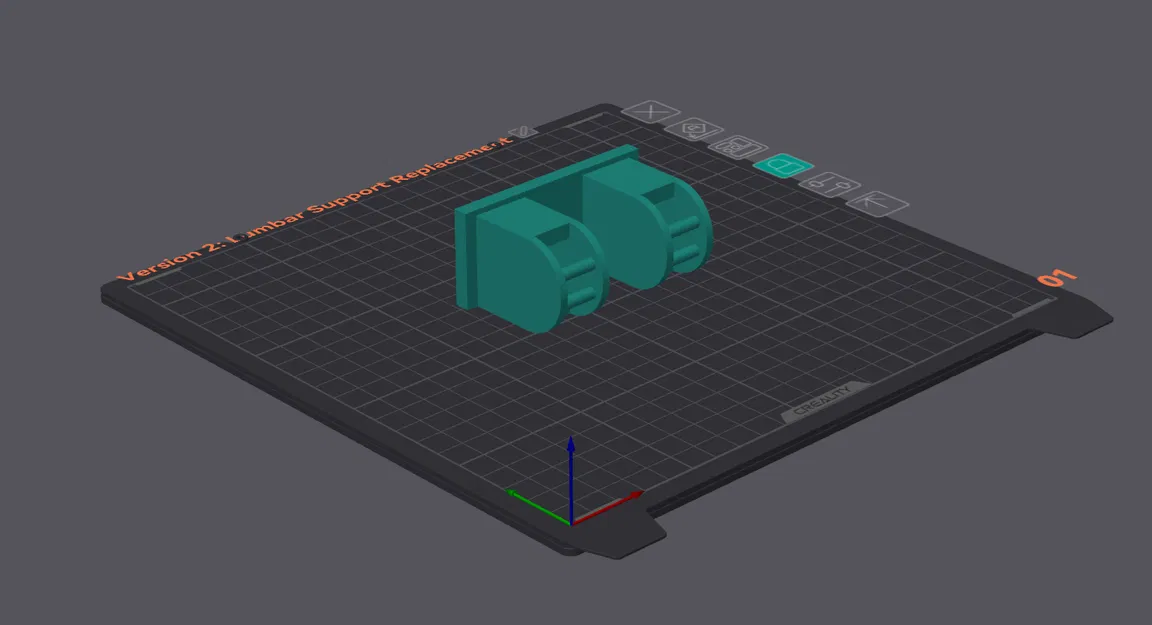 Cập nhật: Bộ phận thay thế hỗ trợ thắt lưng bằng silicone ghế Costco DPS - Image 1