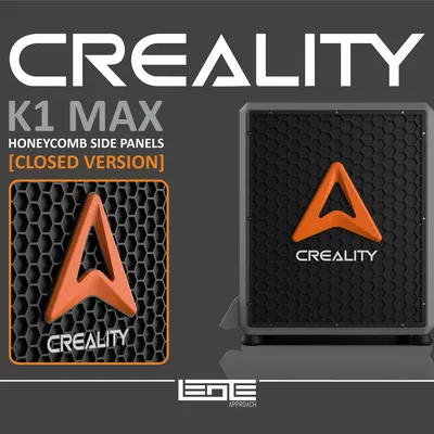 TẤM ỐP HÔNG KÍN CREALITY K1max CÓ GIÁ ĐỠ CUỘN IN