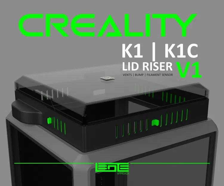 CREALITY K1 | K1C | K1SE - NÂNG NẮP V1 - Image 1