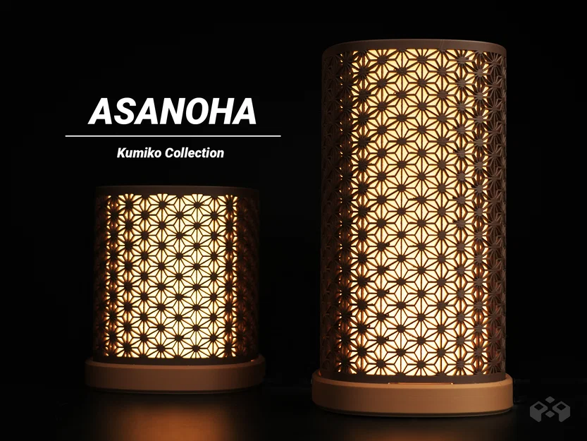 Đèn Kumiko Asanoha / 2 Phiên Bản / LED KIT 001 - Image 1