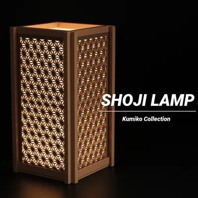 Đèn Lồng Kumiko Asanoha / 2 Phiên Bản / Bộ LED 001