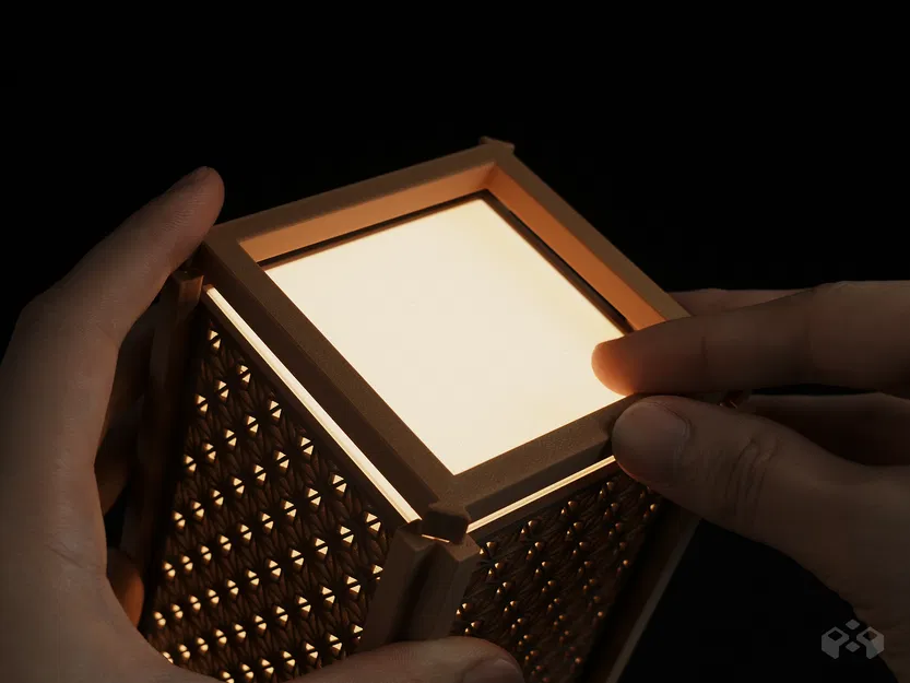 Đèn Lồng Kumiko Asanoha / 2 Phiên Bản / Bộ LED 001 - Image 2