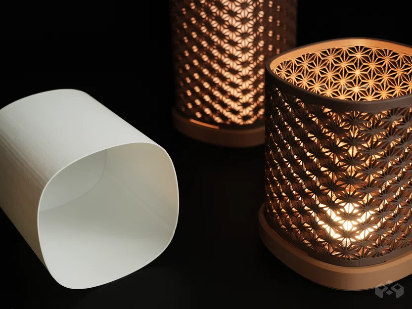 Đèn Kumiko Asanoha / 2 Phiên Bản / LED KIT 001 - Image 5