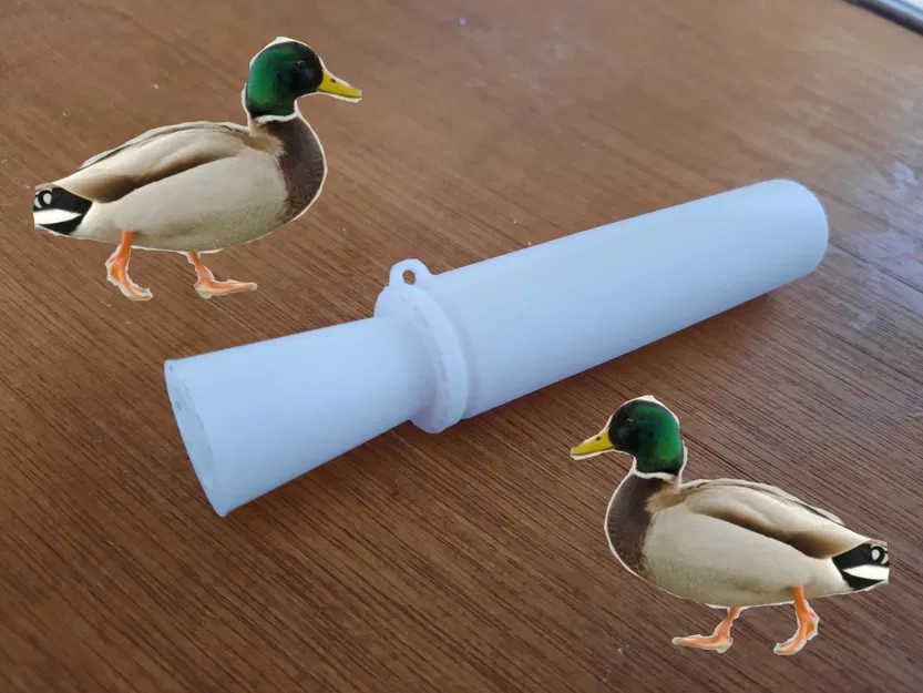 Còi Vịt Hoạt Động In 3D Đầy Đủ - Image 1