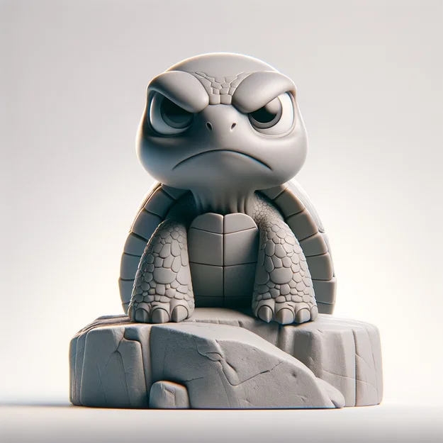 Rùa cau có dễ thương - Image 1