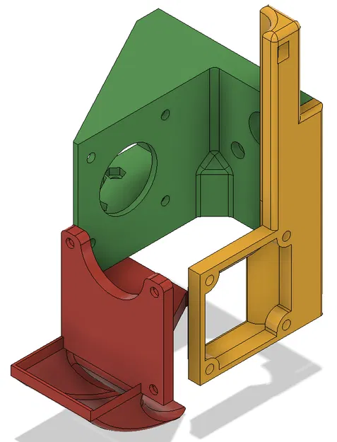 Mount Direct Drive Ender 3 V2 - Titan/V6 - Image 2