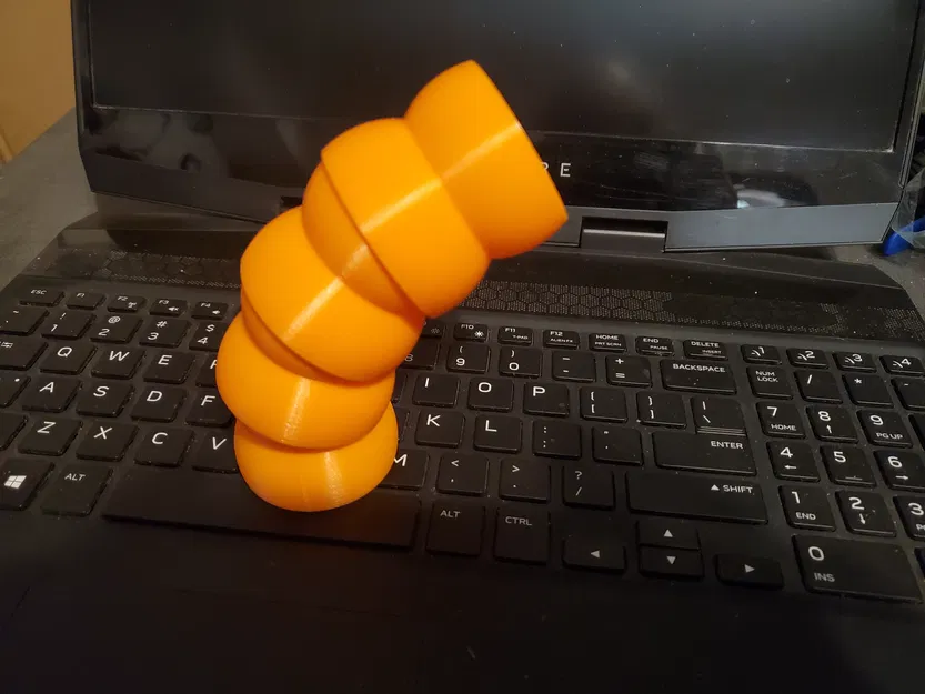 Khớp Nối Ống Hút Bụi Linh Hoạt - Thiết Kế Bằng Fusion 360 - Image 1