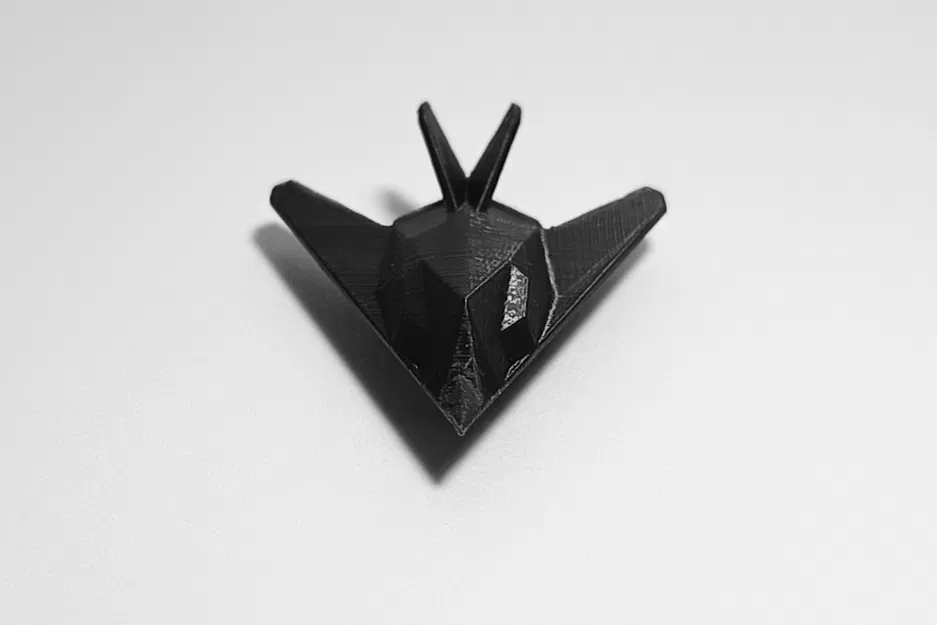 Máy bay tấn công tàng hình F-117 Nighthawk siêu nhỏ in một lần - Image 3