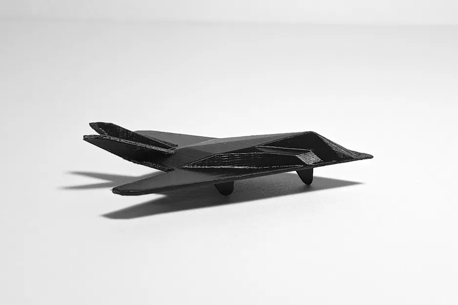Máy bay tấn công tàng hình F-117 Nighthawk siêu nhỏ in một lần - Image 5