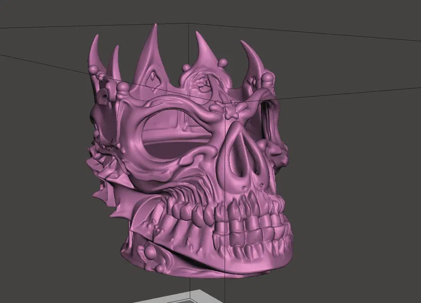 Đầu Lâu Lich King - Chân Nến LED - Image 4