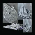 Mô hình thẻ Millennium Falcon - Thumbnail 1