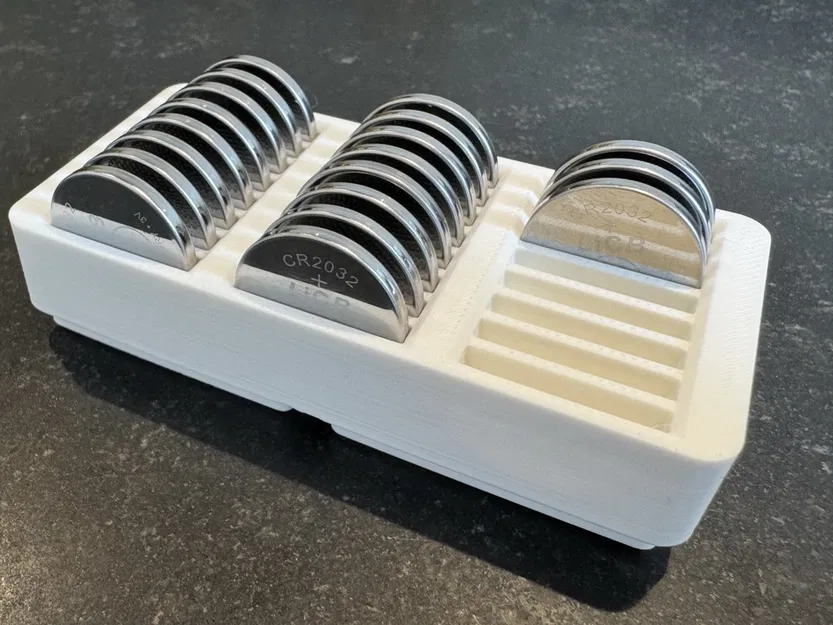 Hộp đựng pin 2032 Gridfinity 24 ngăn - Image 2