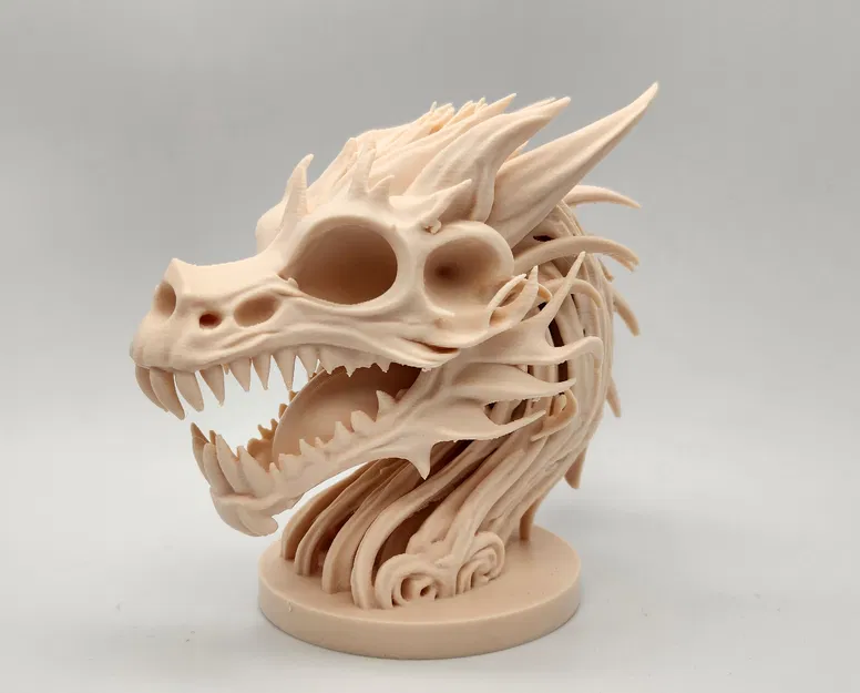 Tượng Đầu Rồng Bộ Xương 2 - Image 1