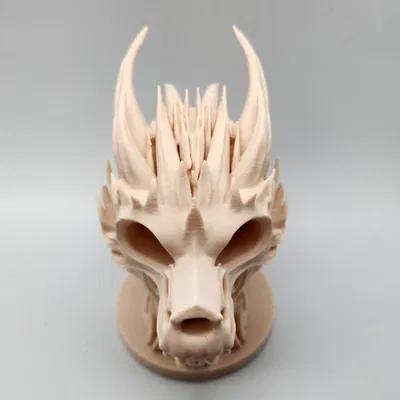 Tượng Đầu Rồng Bộ Xương 2