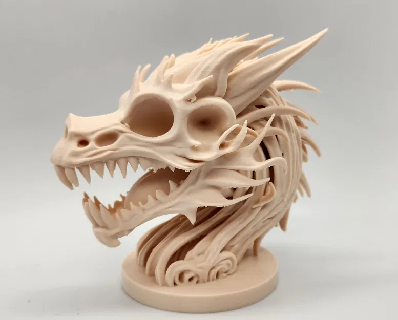 Tượng Đầu Rồng Bộ Xương 2 - Image 4