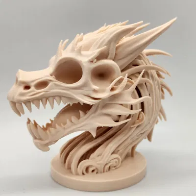 Tượng Đầu Rồng Bộ Xương 2