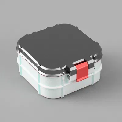 Hộp 10x10x5cm (không cần support, không cần ốc)