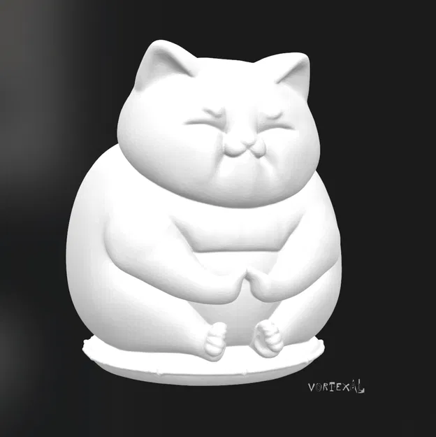 Mèo Thần Tài Maneki Neko May Mắn | Mô Hình In 3D - Image 2