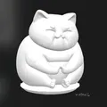 Mèo Thần Tài Maneki Neko May Mắn | Mô Hình In 3D - Thumbnail 2