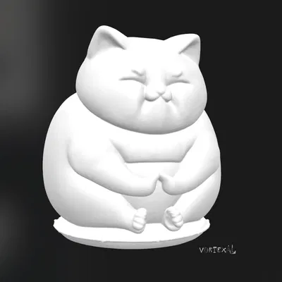 Mèo Thần Tài Maneki Neko May Mắn | Mô Hình In 3D