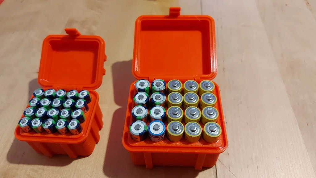 Hộp Đựng Pin Cứng Cáp Cho 20 Viên AA / AAA - Image 1