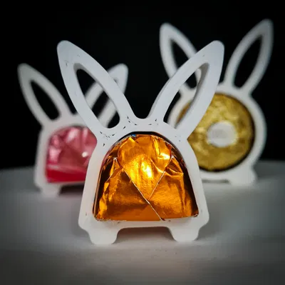 Trang trí thỏ Phục Sinh cho kẹo "little kisses"