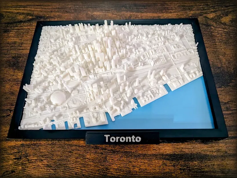 Mô Hình 3D Thu Nhỏ Thành Phố Toronto Canada - Image 1