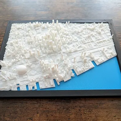 Mô Hình 3D Thu Nhỏ Thành Phố Toronto Canada