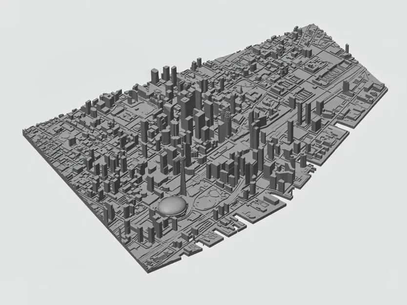 Mô Hình 3D Thu Nhỏ Thành Phố Toronto Canada - Image 5