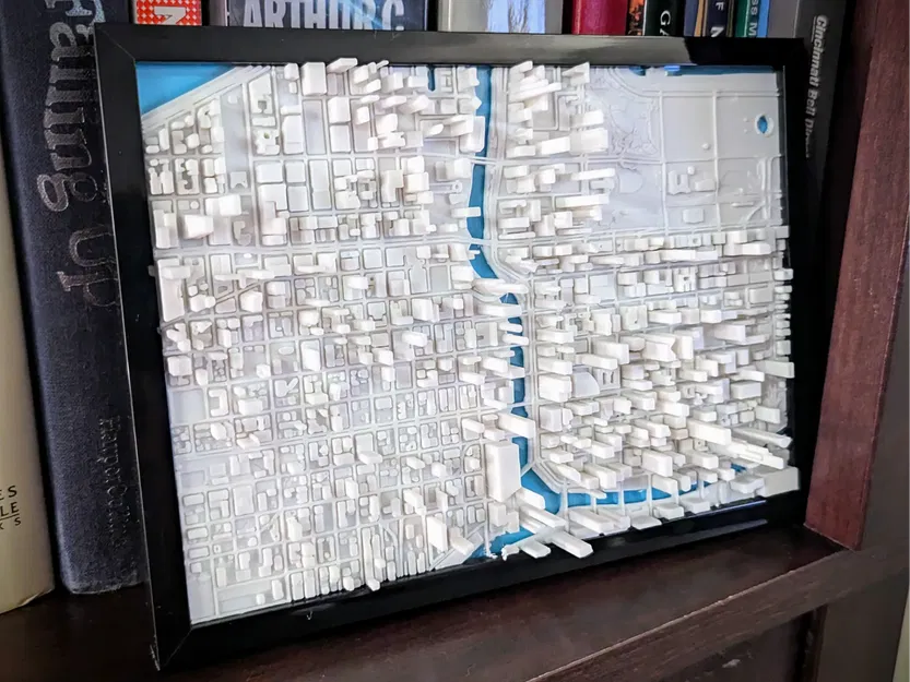 Mô hình 3D thu nhỏ Chicago Illinois - Image 1