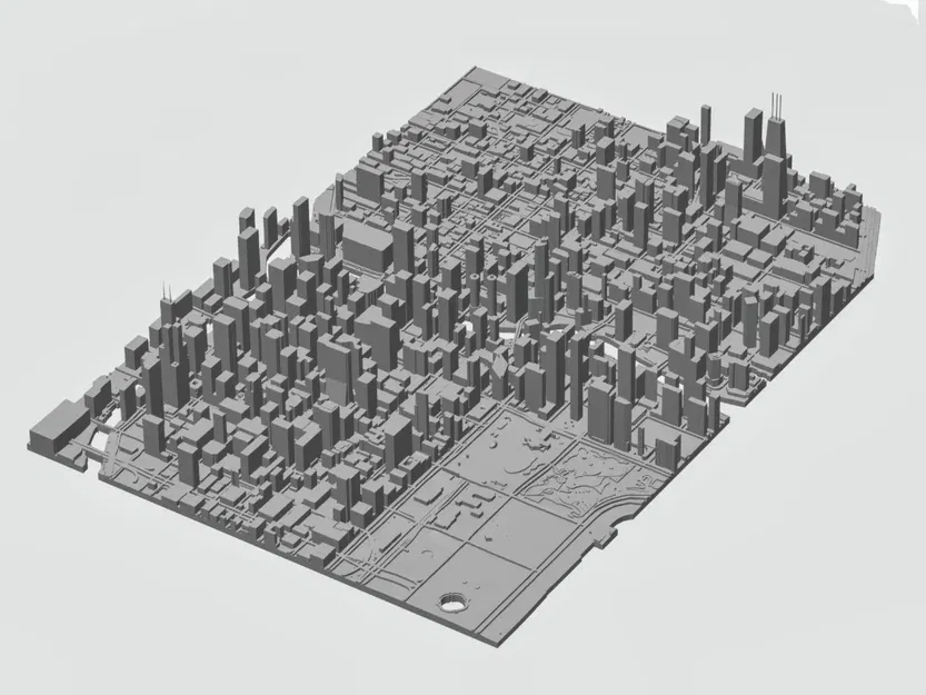 Mô hình 3D thu nhỏ Chicago Illinois - Image 8