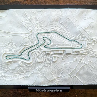 Mô hình 3D Nurburgring Đức (Đa màu)