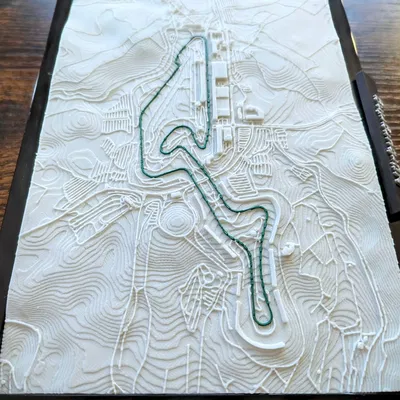 Mô hình 3D Nurburgring Đức (Đa màu)