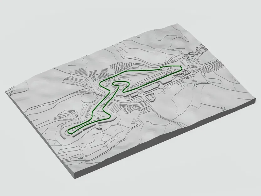 Mô hình 3D Nurburgring Đức (Đa màu) - Image 14