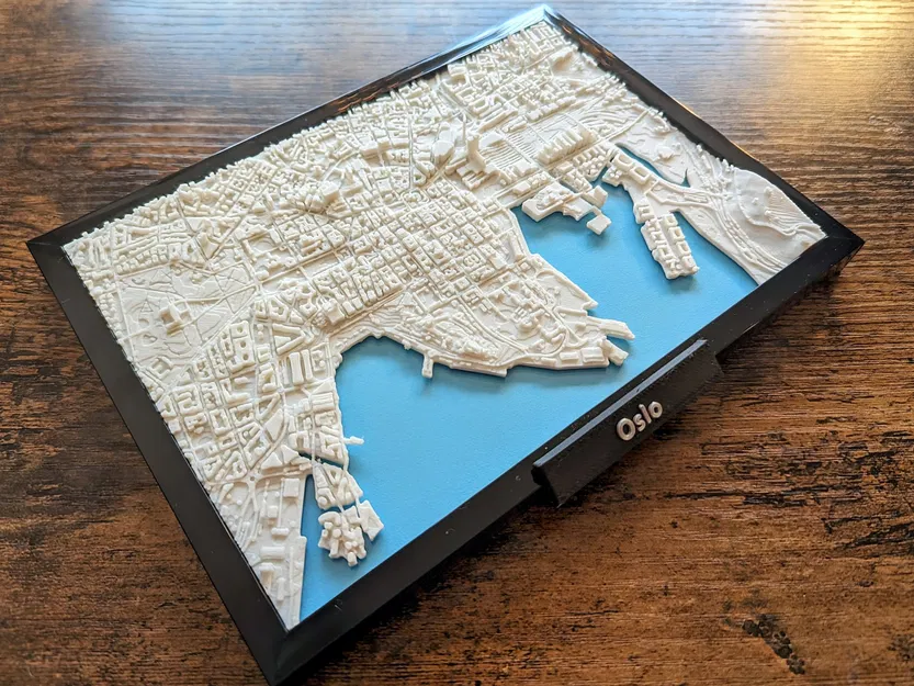 Mô Hình 3D Thu Nhỏ Oslo, Na Uy - Image 3