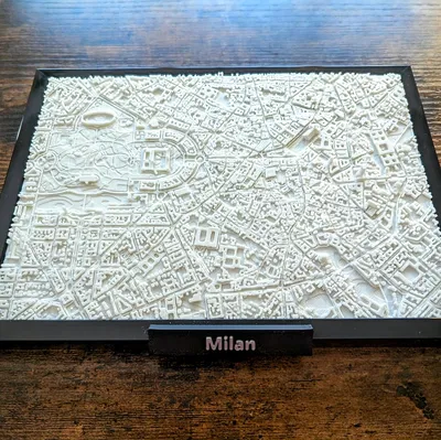 Mô Hình 3D Thu Nhỏ Milan Ý