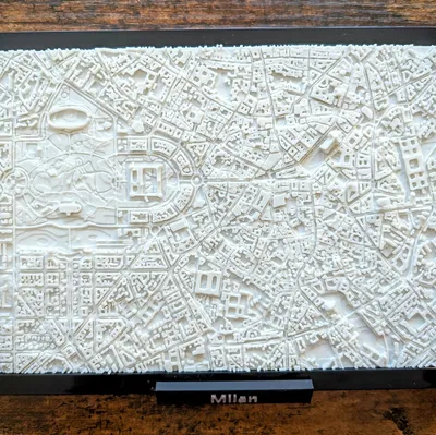 Mô Hình 3D Thu Nhỏ Milan Ý