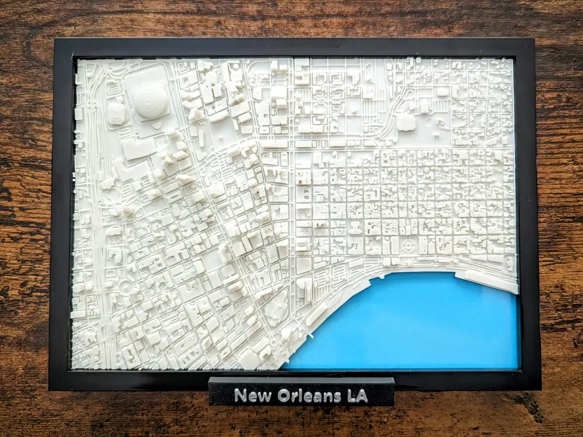 Mô hình thu nhỏ 3D New Orleans Louisiana - Image 2