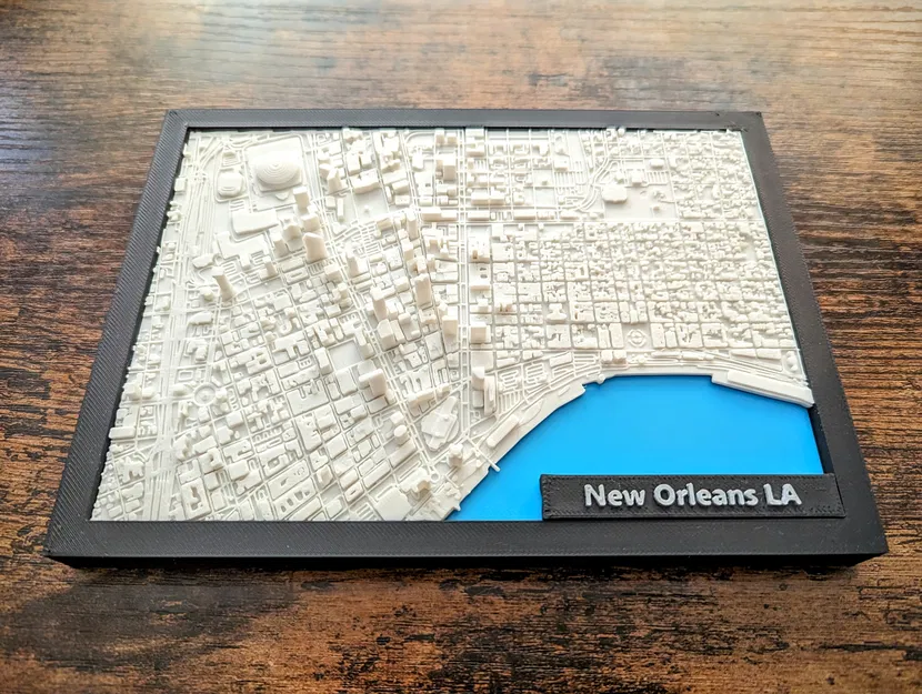 Mô hình thu nhỏ 3D New Orleans Louisiana - Image 8