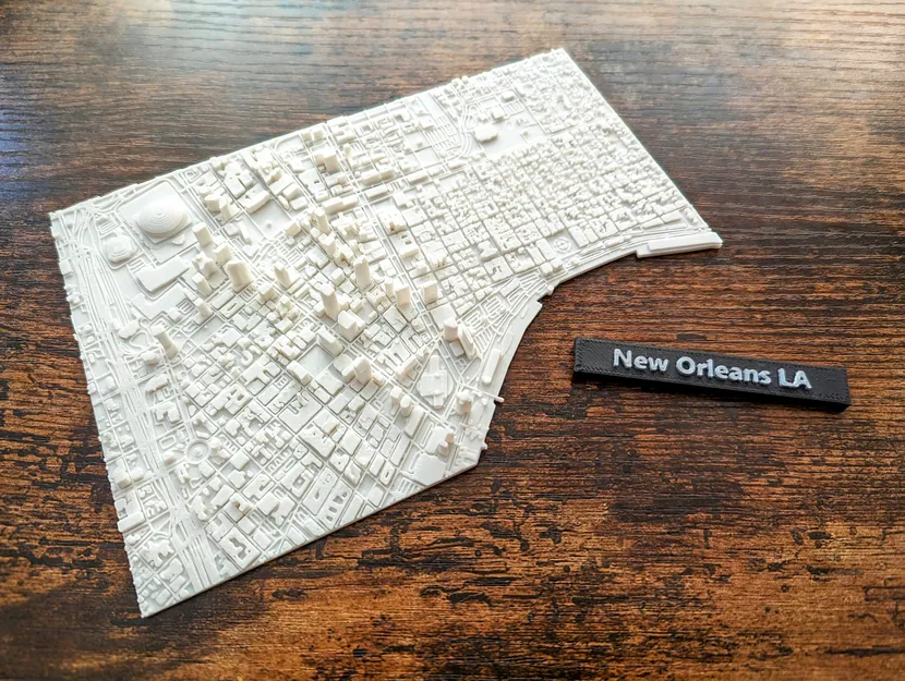 Mô hình thu nhỏ 3D New Orleans Louisiana - Image 9