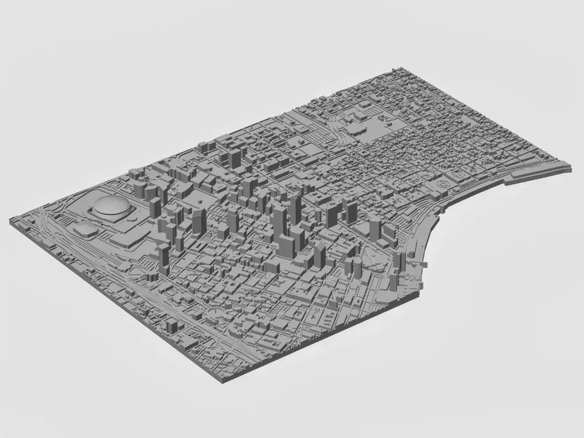 Mô hình thu nhỏ 3D New Orleans Louisiana - Image 12