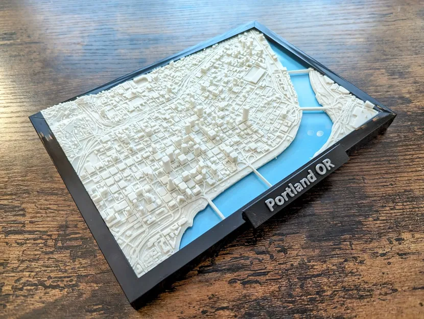 Mô Hình Thu Nhỏ 3D Portland Oregon - Image 3
