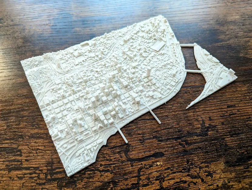 Mô Hình Thu Nhỏ 3D Portland Oregon - Image 7