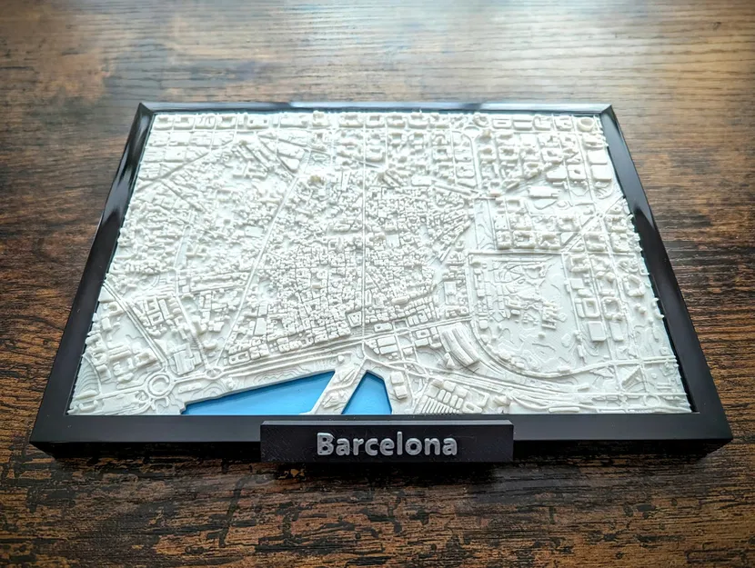 Mô hình thu nhỏ 3D Barcelona, Tây Ban Nha - Image 1