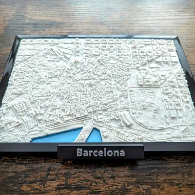 Mô hình thu nhỏ 3D Barcelona, Tây Ban Nha