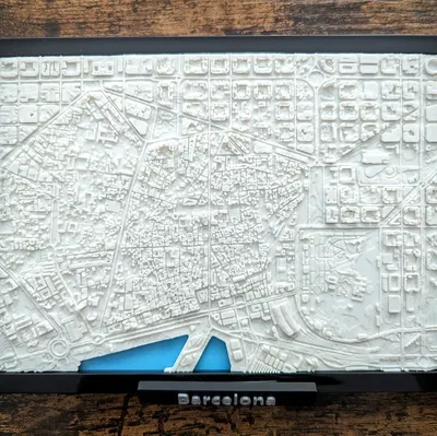 Mô hình thu nhỏ 3D Barcelona, Tây Ban Nha